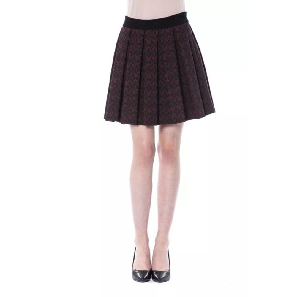 BYBLOS Brown Cotton Women Women's Skirt
